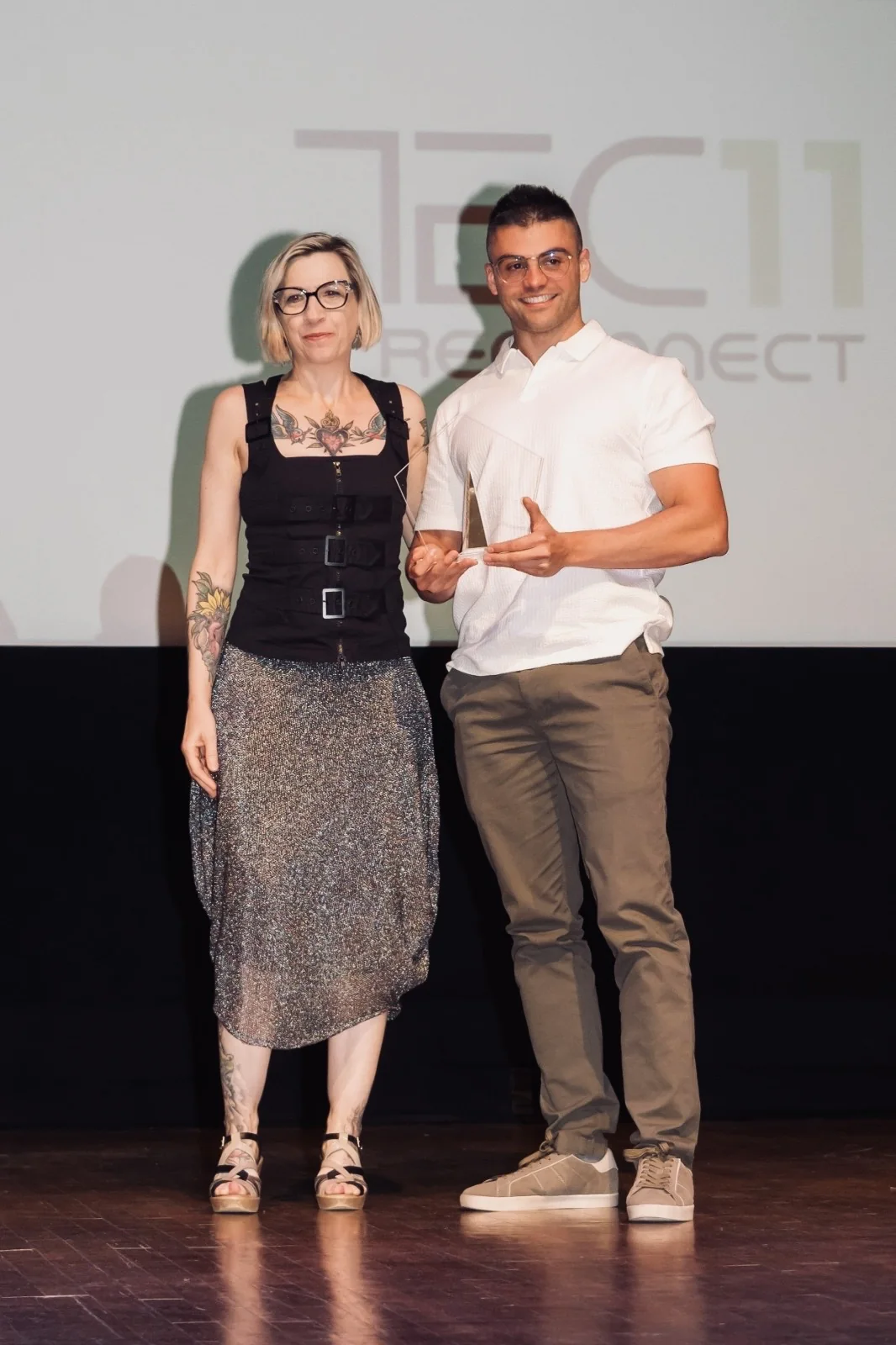 Recibiendo el Premio a la Transición Digital 2026